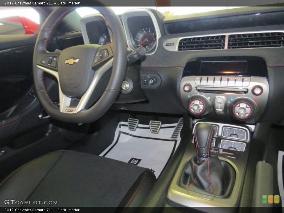 Black Interior Dashboard for the 2012 Chevrolet Camaro ZL1 #65713337