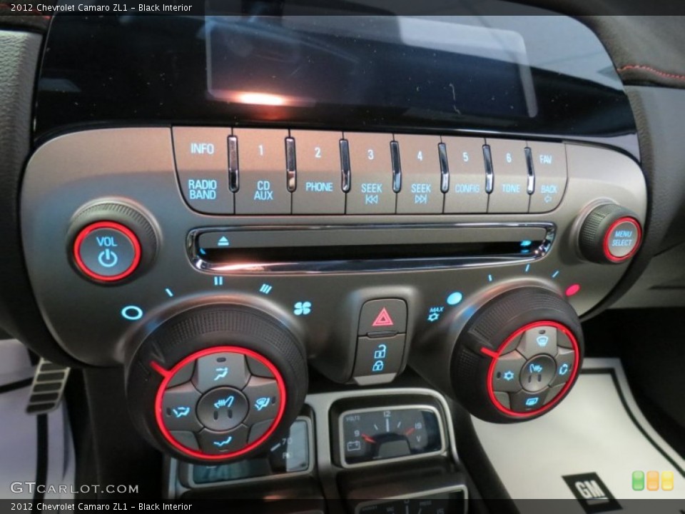 Black Interior Controls for the 2012 Chevrolet Camaro ZL1 #65713352