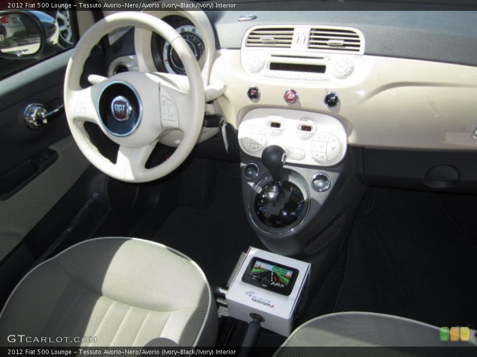 Tessuto Avorio-Nero/Avorio (Ivory-Black/Ivory) Interior Dashboard for the 2012 Fiat 500 Lounge #65714492