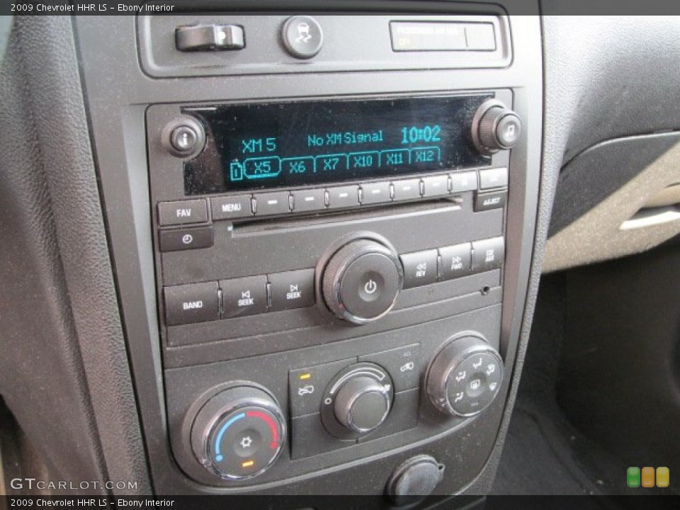 Ebony Interior Audio System for the 2009 Chevrolet HHR LS #65716805