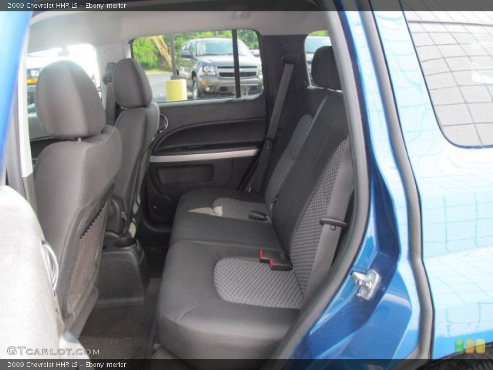 Ebony Interior Rear Seat for the 2009 Chevrolet HHR LS #65716855