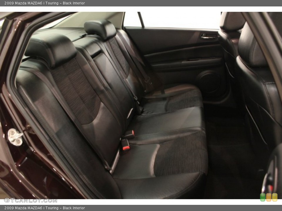 Black Interior Rear Seat for the 2009 Mazda MAZDA6 i Touring #65718746