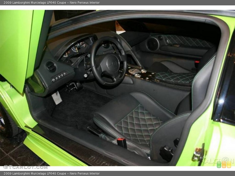 Nero Perseus Interior Photo for the 2009 Lamborghini Murcielago LP640 Coupe #6572018