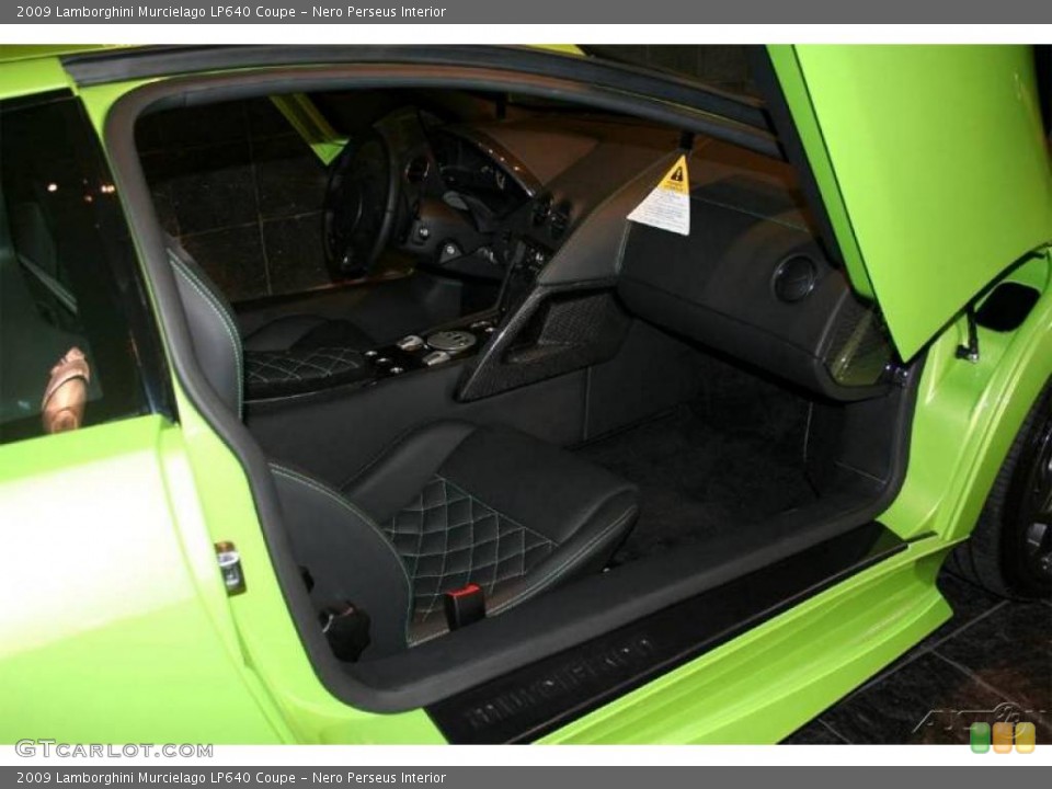 Nero Perseus Interior Photo for the 2009 Lamborghini Murcielago LP640 Coupe #6572023
