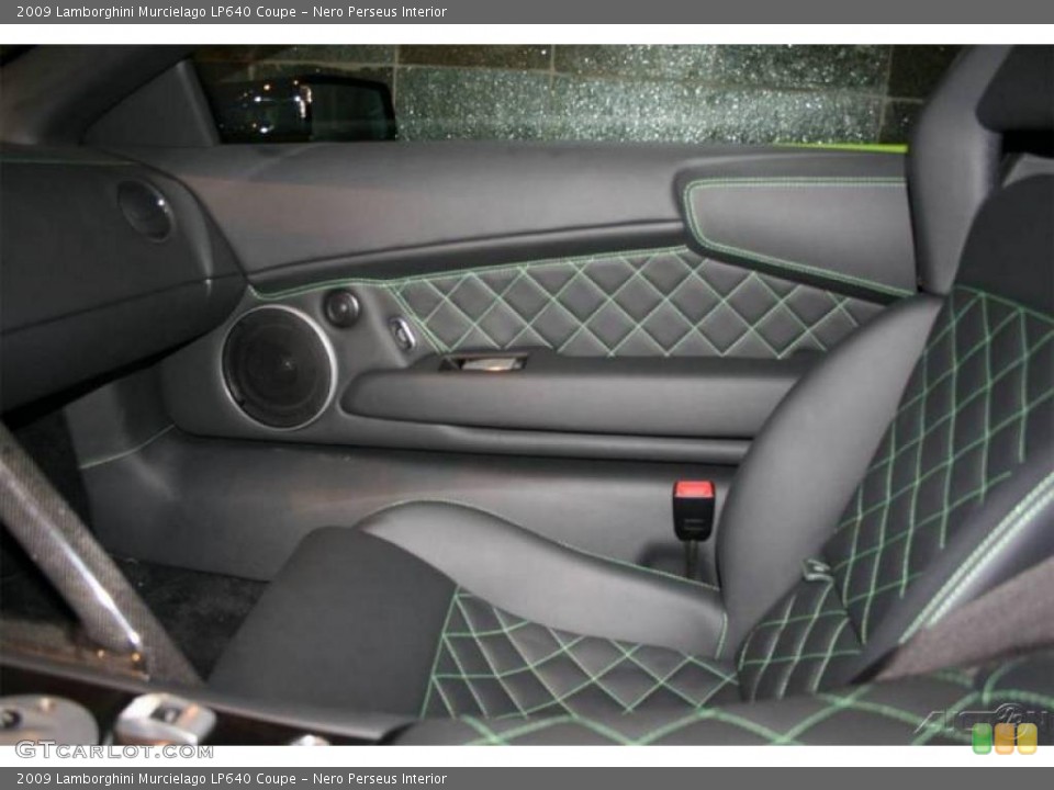 Nero Perseus Interior Photo for the 2009 Lamborghini Murcielago LP640 Coupe #6572028
