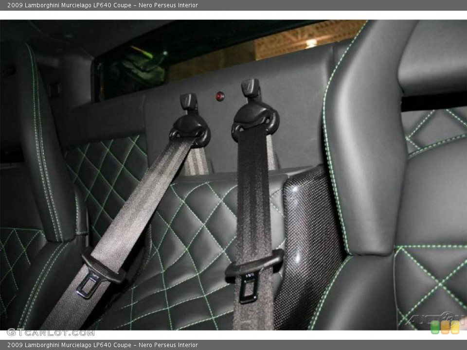 Nero Perseus Interior Photo for the 2009 Lamborghini Murcielago LP640 Coupe #6572033