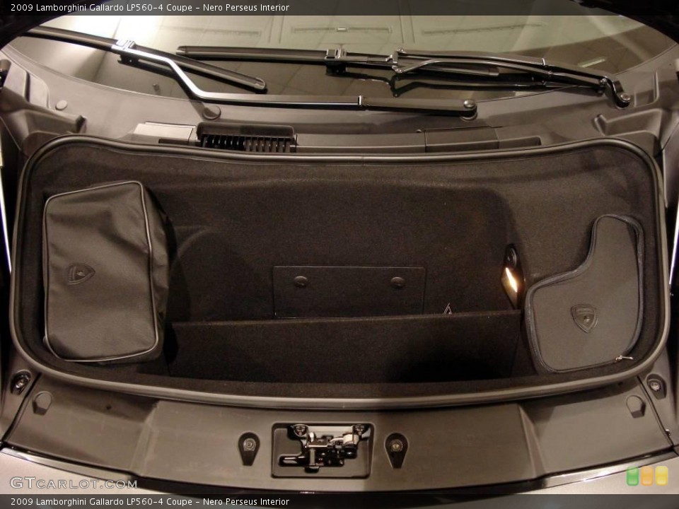 Nero Perseus Interior Trunk for the 2009 Lamborghini Gallardo LP560-4 Coupe #6572135