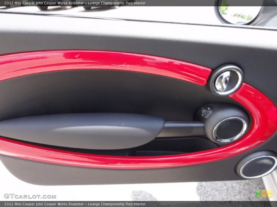 Lounge Championship Red Interior Door Panel for the 2012 Mini Cooper John Cooper Works Roadster #65722967