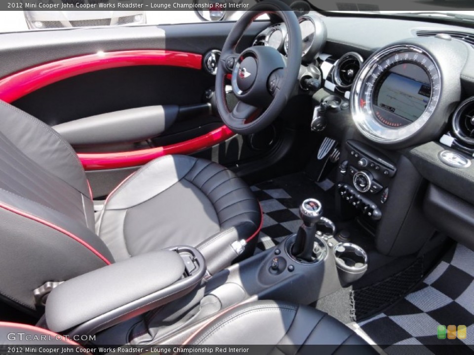 Lounge Championship Red Interior Photo for the 2012 Mini Cooper John Cooper Works Roadster #65723009