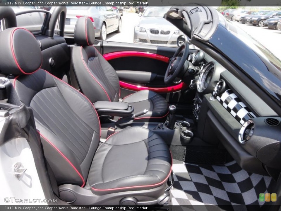 Lounge Championship Red Interior Photo for the 2012 Mini Cooper John Cooper Works Roadster #65723018