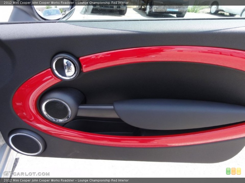 Lounge Championship Red Interior Door Panel for the 2012 Mini Cooper John Cooper Works Roadster #65723045