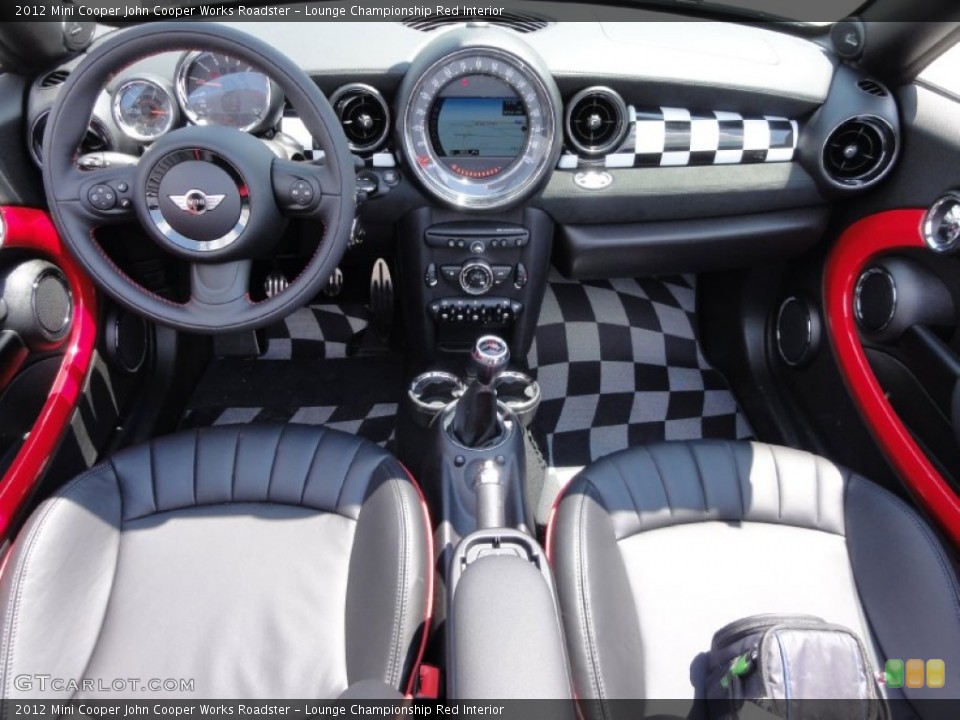 Lounge Championship Red Interior Dashboard for the 2012 Mini Cooper John Cooper Works Roadster #65723123