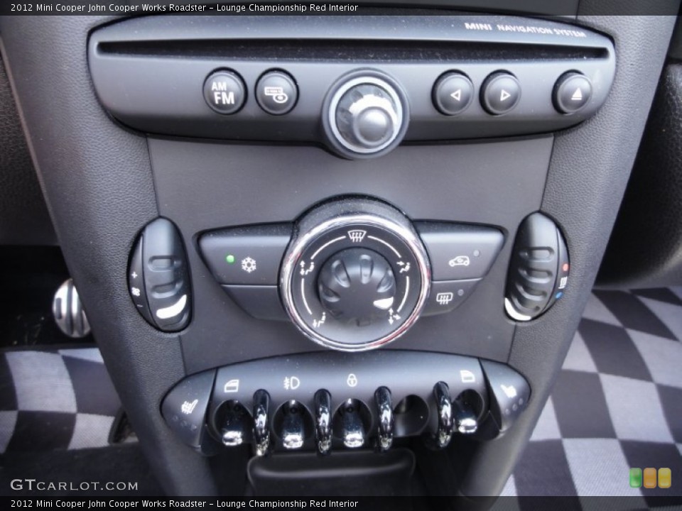 Lounge Championship Red Interior Controls for the 2012 Mini Cooper John Cooper Works Roadster #65723177