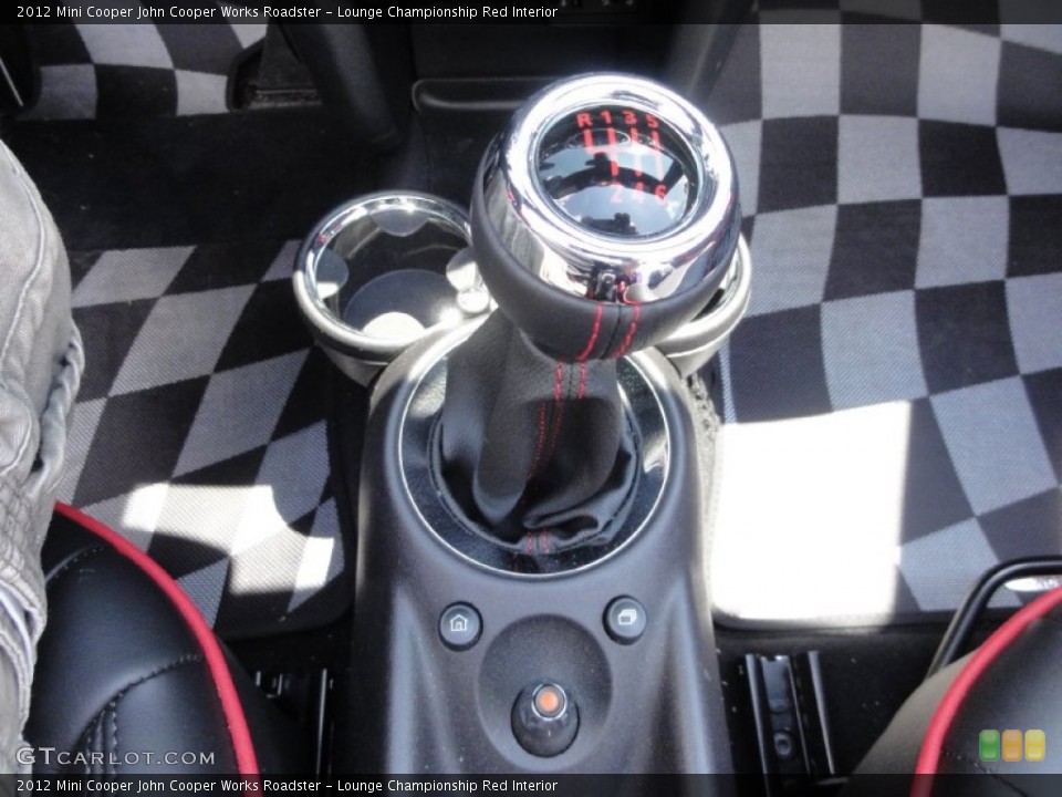 Lounge Championship Red Interior Transmission for the 2012 Mini Cooper John Cooper Works Roadster #65723186
