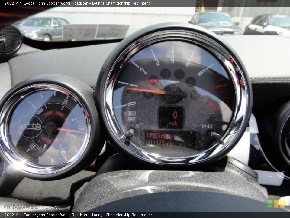 Lounge Championship Red Interior Gauges for the 2012 Mini Cooper John Cooper Works Roadster #65723195