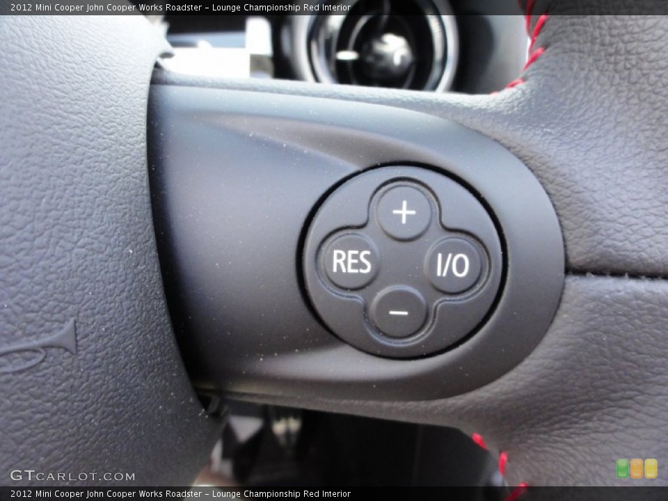 Lounge Championship Red Interior Controls for the 2012 Mini Cooper John Cooper Works Roadster #65723213