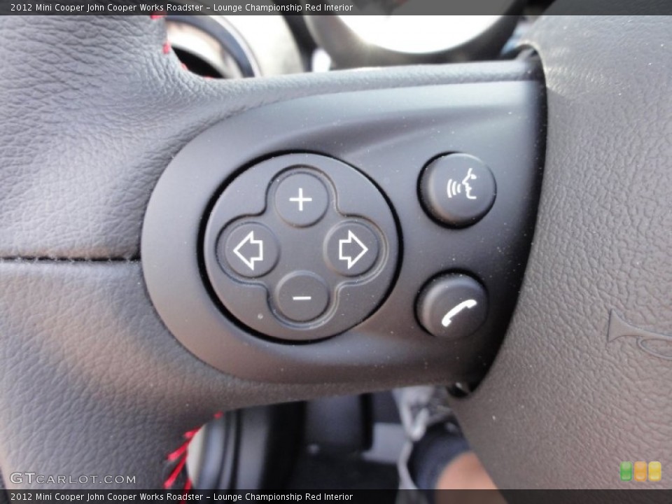 Lounge Championship Red Interior Controls for the 2012 Mini Cooper John Cooper Works Roadster #65723222