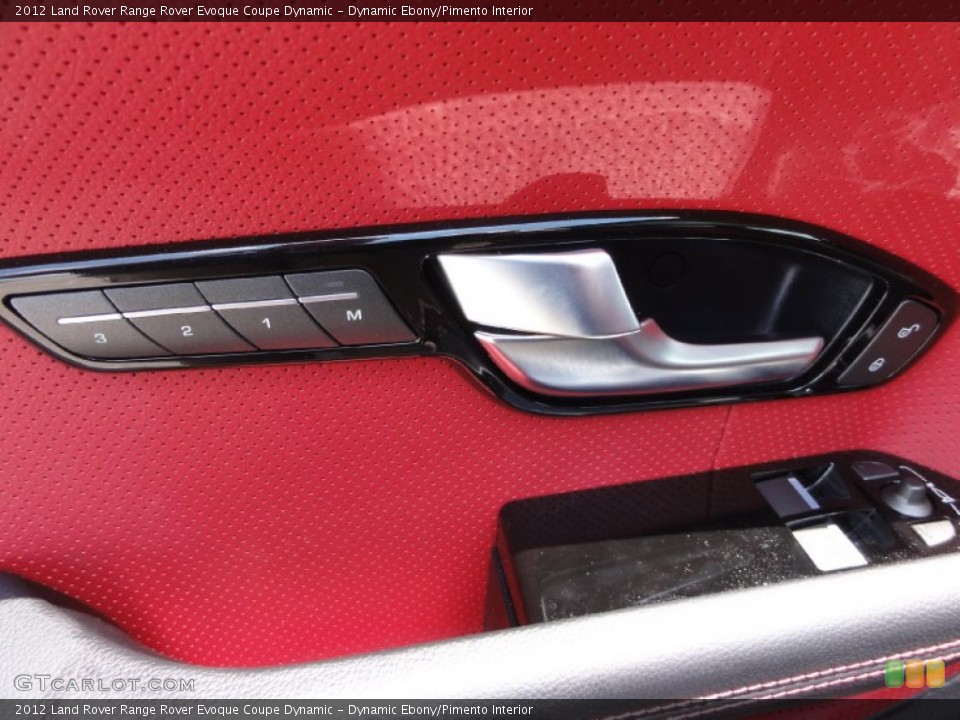 Dynamic Ebony/Pimento Interior Controls for the 2012 Land Rover Range Rover Evoque Coupe Dynamic #65723420
