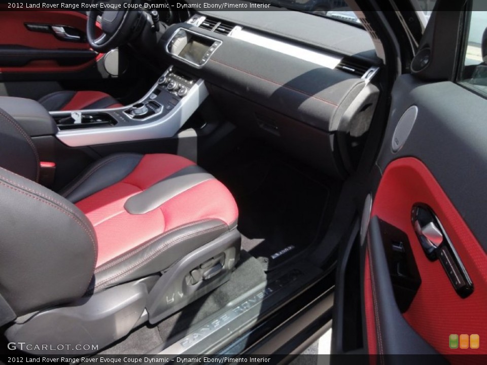 Dynamic Ebony/Pimento Interior Photo for the 2012 Land Rover Range Rover Evoque Coupe Dynamic #65723450