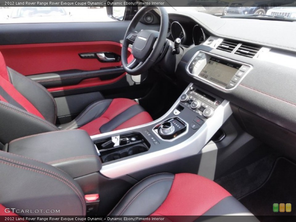 Dynamic Ebony/Pimento Interior Photo for the 2012 Land Rover Range Rover Evoque Coupe Dynamic #65723458