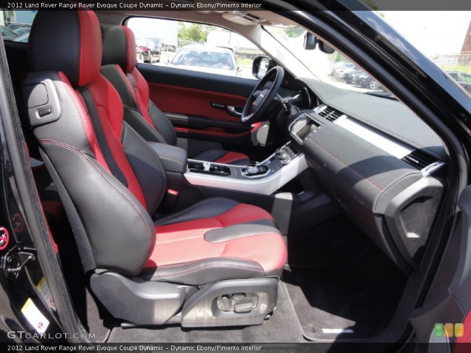 Dynamic Ebony/Pimento Interior Photo for the 2012 Land Rover Range Rover Evoque Coupe Dynamic #65723465