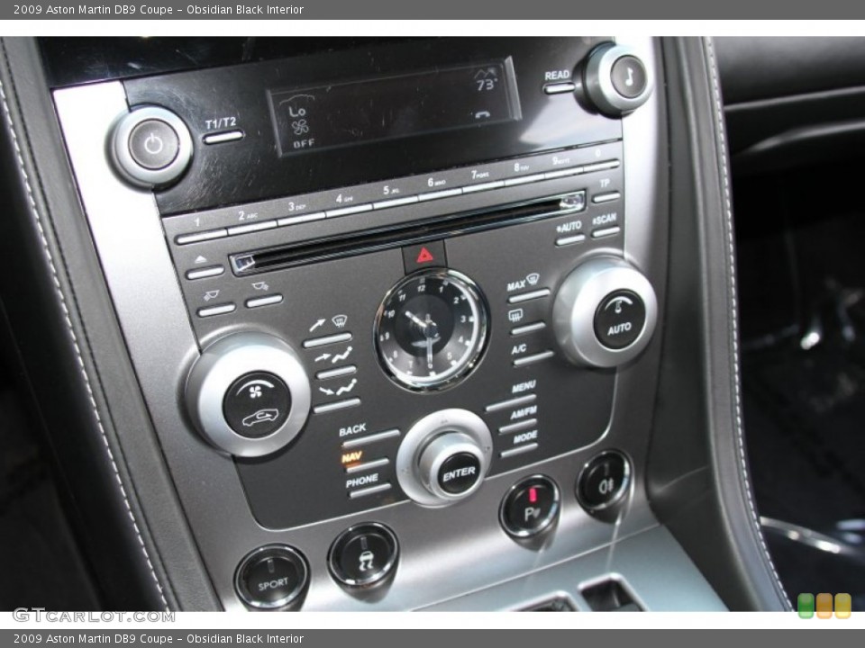 Obsidian Black Interior Controls for the 2009 Aston Martin DB9 Coupe #65723618