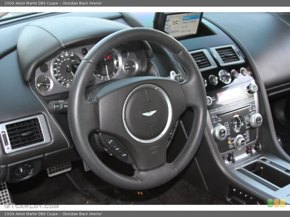 Obsidian Black Interior Steering Wheel for the 2009 Aston Martin DB9 Coupe #65723688