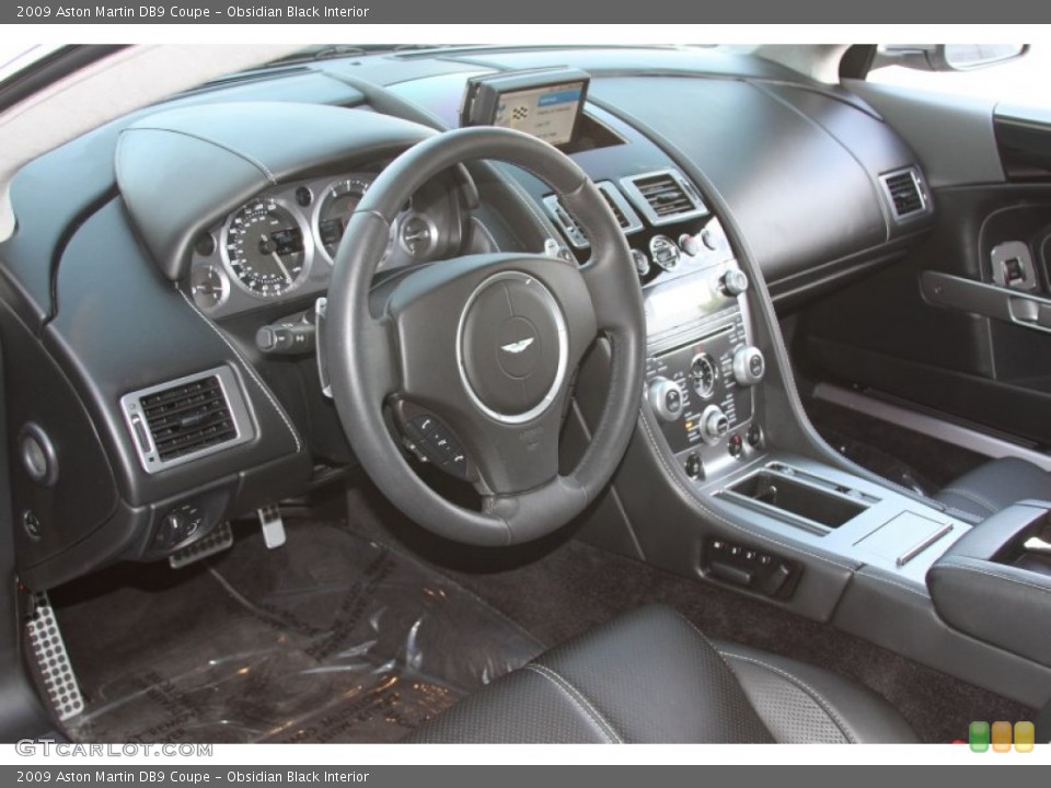 Obsidian Black Interior Dashboard for the 2009 Aston Martin DB9 Coupe #65723699