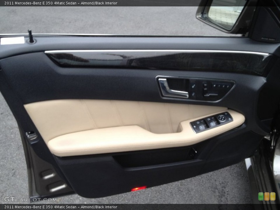 Almond/Black Interior Door Panel for the 2011 Mercedes-Benz E 350 4Matic Sedan #65724498