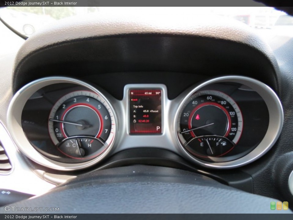 Black Interior Gauges for the 2012 Dodge Journey SXT #65728354
