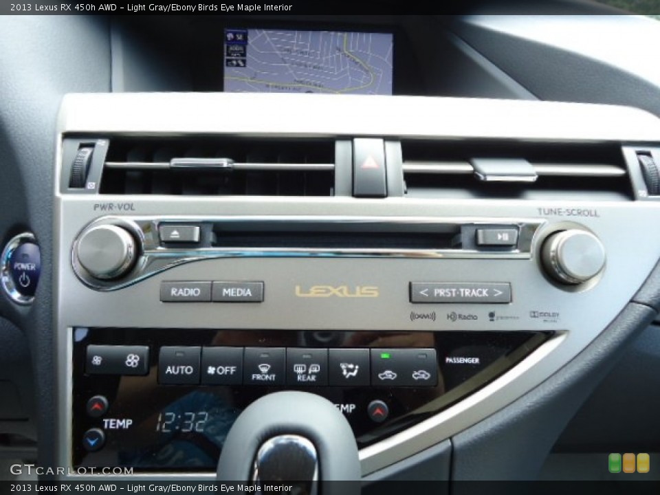 Light Gray/Ebony Birds Eye Maple Interior Audio System for the 2013 Lexus RX 450h AWD #65731433