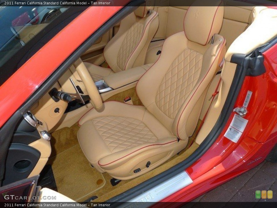Tan Interior Front Seat for the 2011 Ferrari California  #65733802