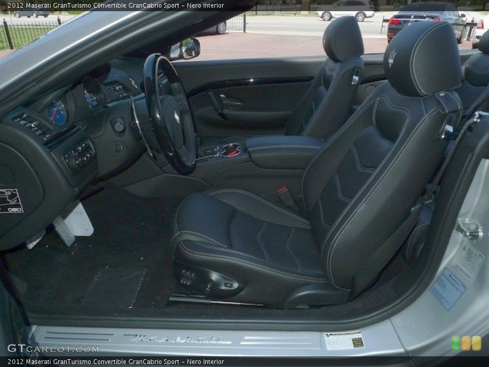 Nero Interior Photo for the 2012 Maserati GranTurismo Convertible GranCabrio Sport #65734084