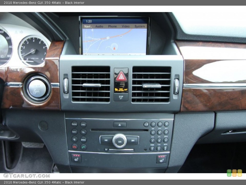 Black Interior Controls for the 2010 Mercedes-Benz GLK 350 4Matic #65740774