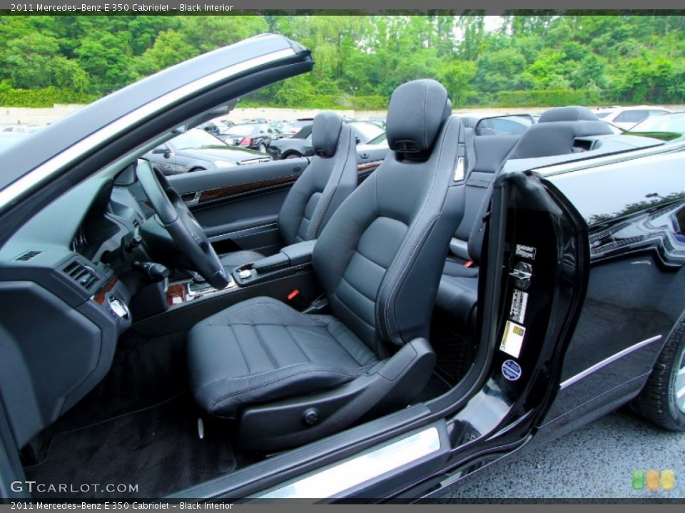 Black Interior Photo for the 2011 Mercedes-Benz E 350 Cabriolet #65740879