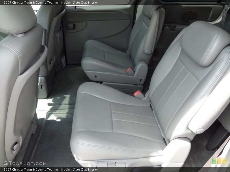 Medium Slate Gray Interior Rear Seat for the 2005 Chrysler Town & Country Touring #65740969