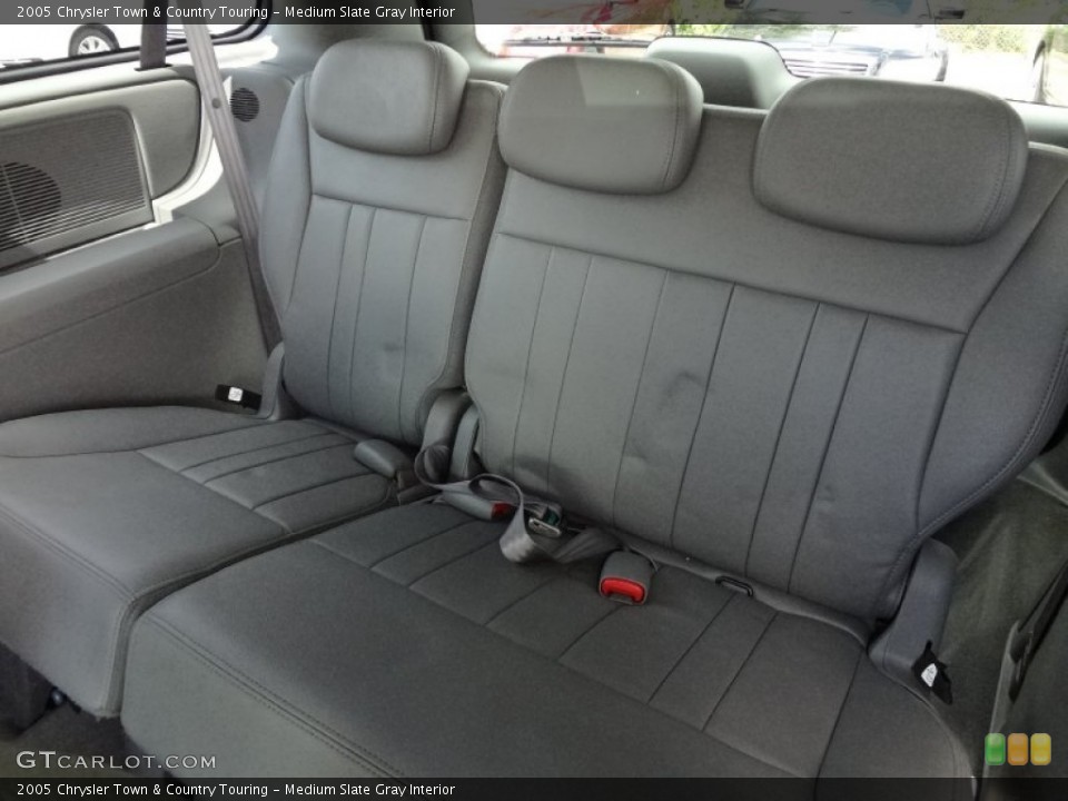 Medium Slate Gray Interior Rear Seat for the 2005 Chrysler Town & Country Touring #65740975