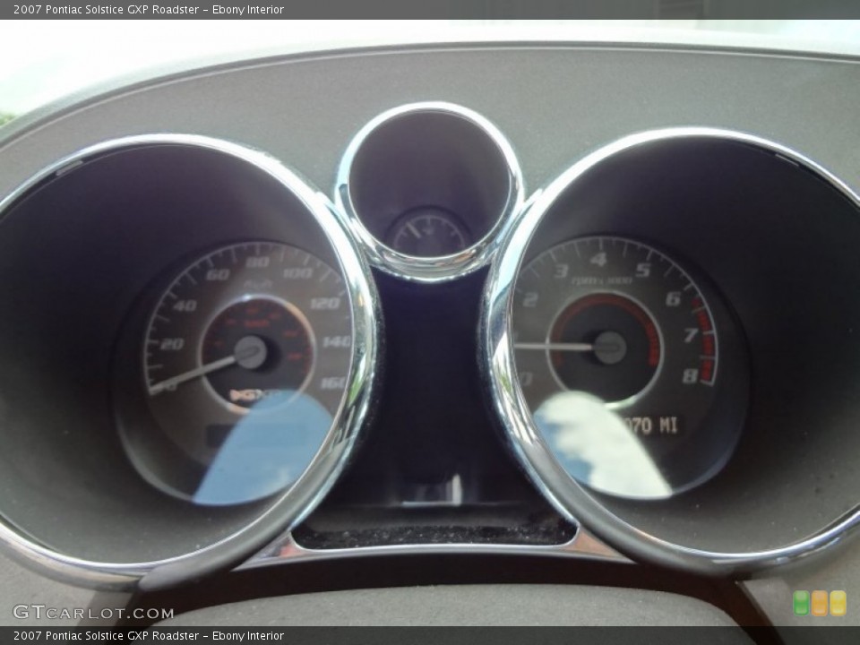 Ebony Interior Gauges for the 2007 Pontiac Solstice GXP Roadster #65741353