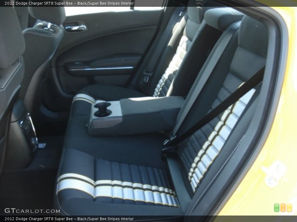 Black/Super Bee Stripes Interior Photo for the 2012 Dodge Charger SRT8 Super Bee #65742295