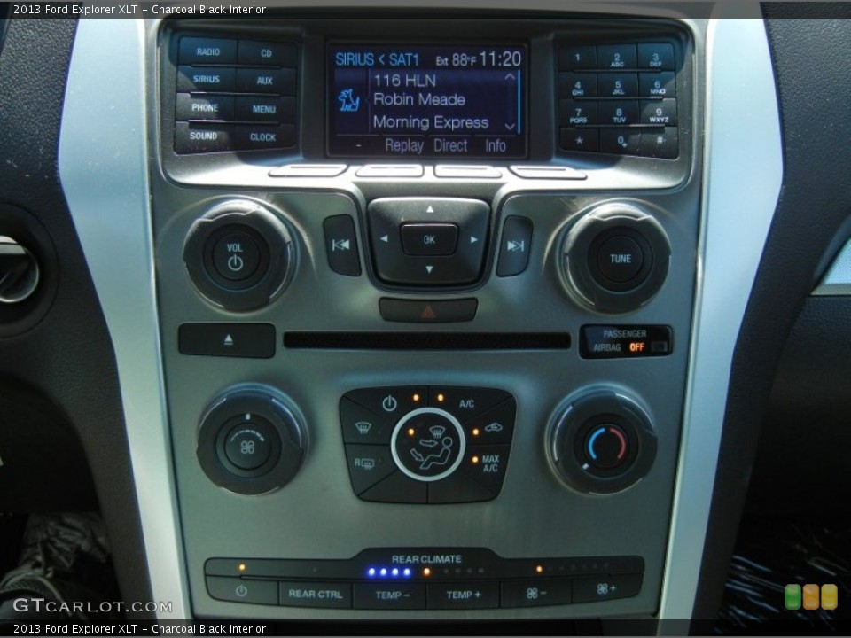 Charcoal Black Interior Controls for the 2013 Ford Explorer XLT #65742916