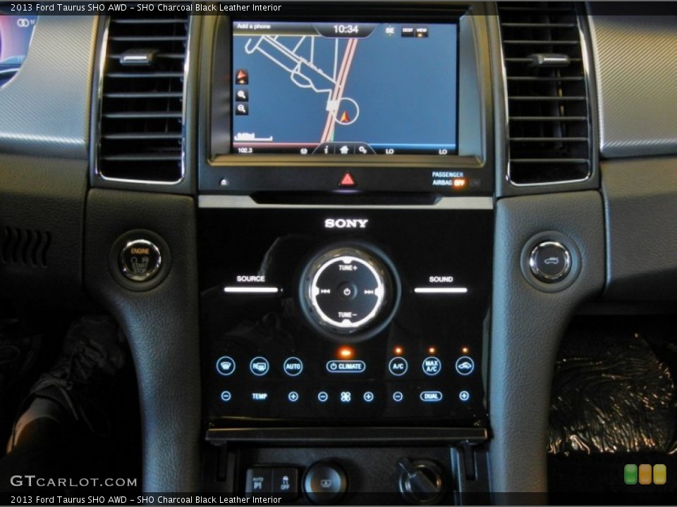 SHO Charcoal Black Leather Interior Controls for the 2013 Ford Taurus SHO AWD #65742994
