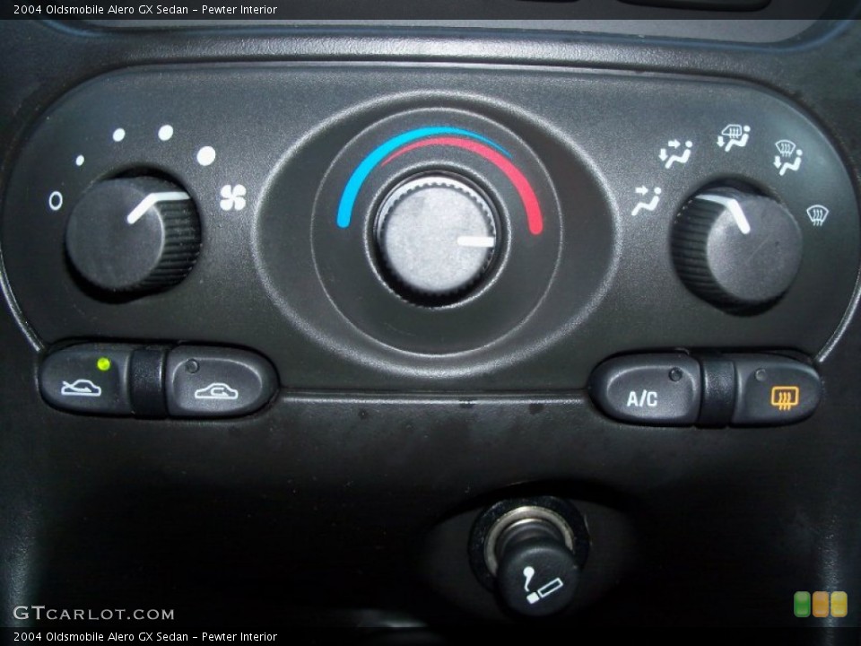 Pewter Interior Controls for the 2004 Oldsmobile Alero GX Sedan #65746609