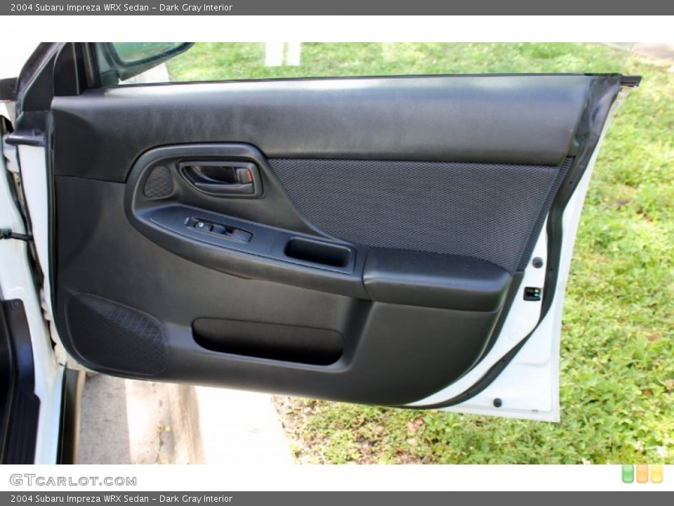 Dark Gray Interior Door Panel for the 2004 Subaru Impreza WRX Sedan #65748124