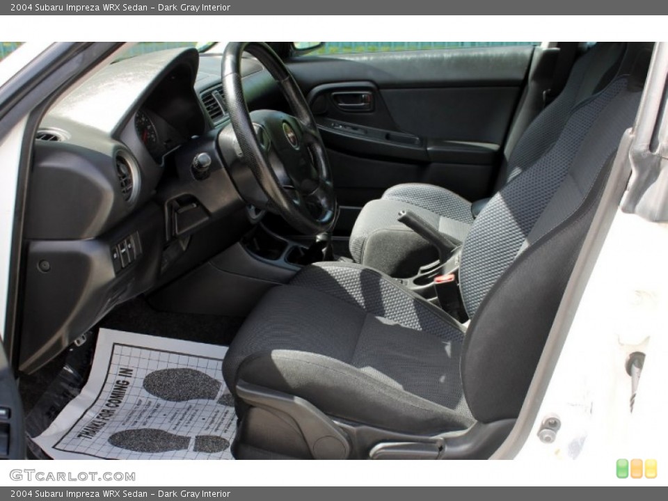 Dark Gray Interior Photo for the 2004 Subaru Impreza WRX Sedan #65748139
