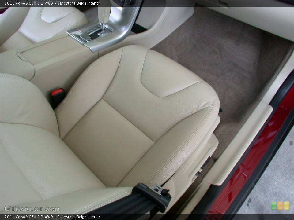 Sandstone Beige Interior Front Seat for the 2011 Volvo XC60 3.2 AWD #65753806