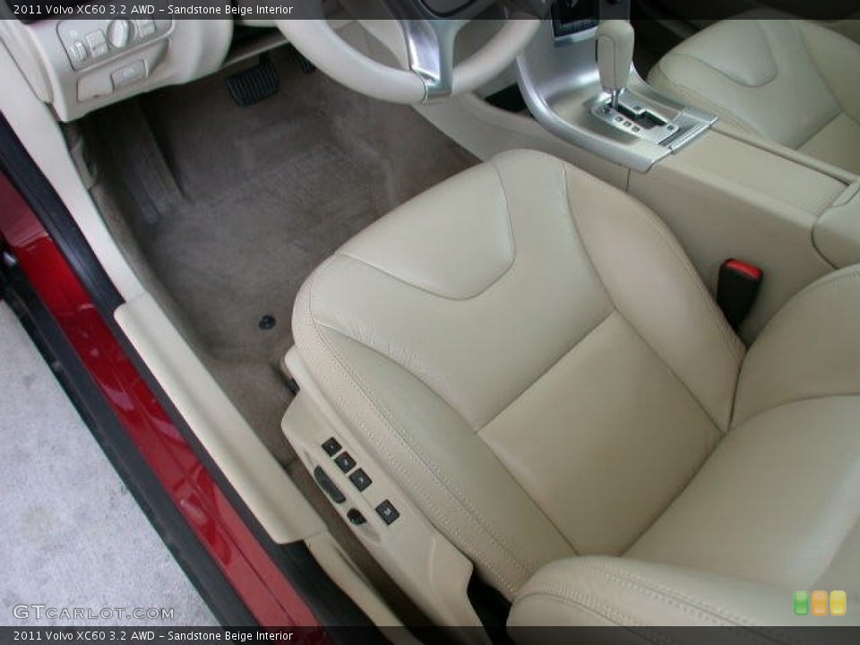 Sandstone Beige Interior Front Seat for the 2011 Volvo XC60 3.2 AWD #65753815