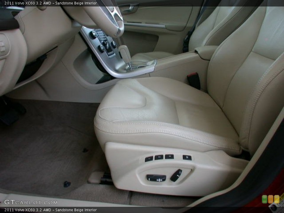 Sandstone Beige Interior Front Seat for the 2011 Volvo XC60 3.2 AWD #65753857