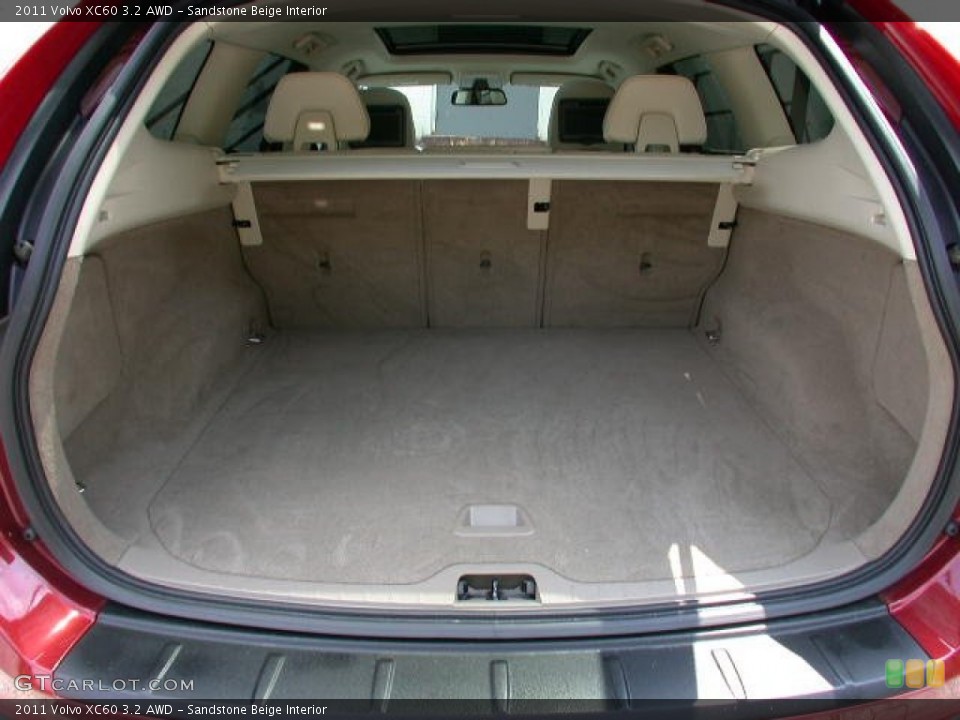 Sandstone Beige Interior Trunk for the 2011 Volvo XC60 3.2 AWD #65753888