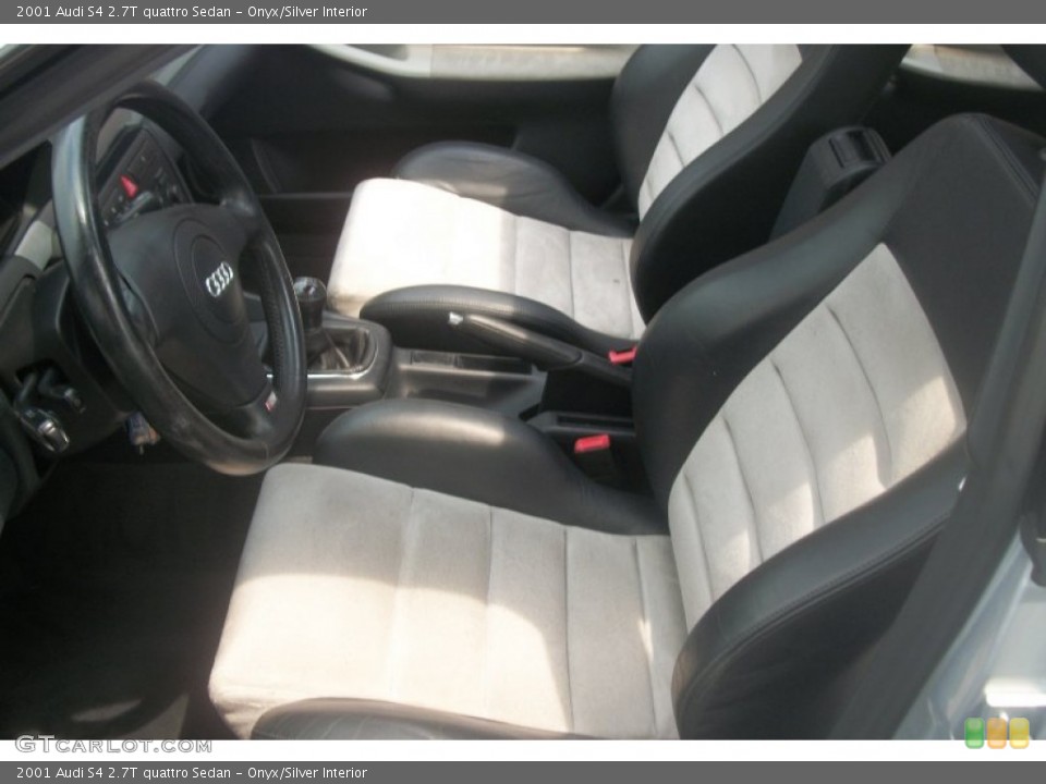 Onyx/Silver Interior Photo for the 2001 Audi S4 2.7T quattro Sedan #65753995