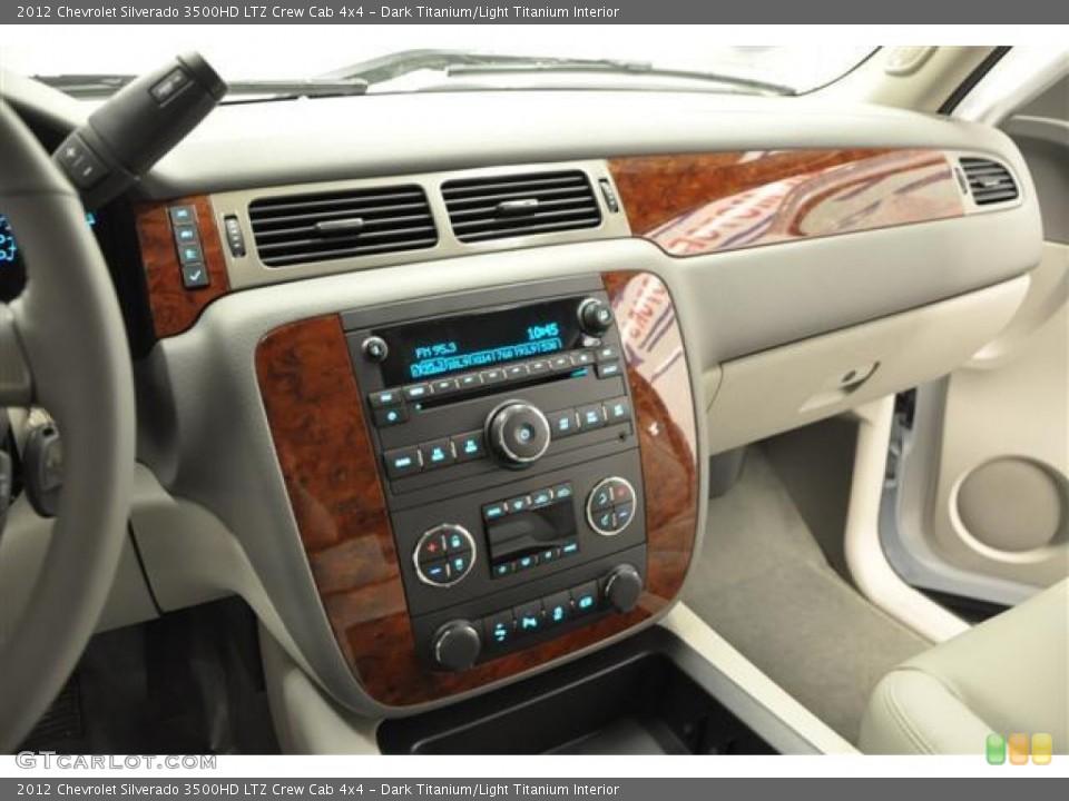 Dark Titanium/Light Titanium Interior Dashboard for the 2012 Chevrolet Silverado 3500HD LTZ Crew Cab 4x4 #65756854